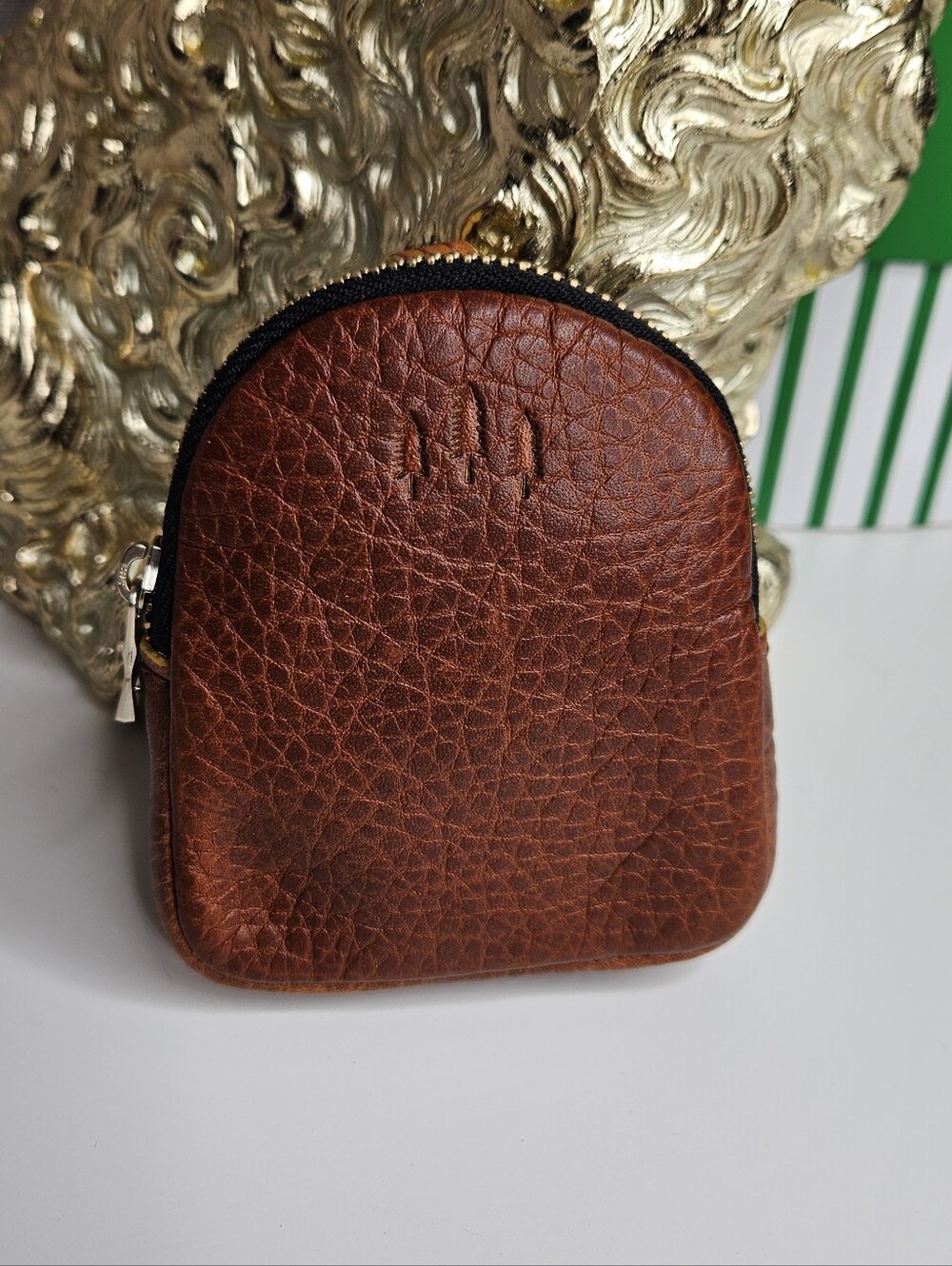 Portland Leather Goods Itsy Bitsy Pouch Sienna Brown